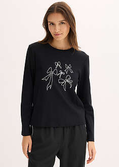 Camiseta de algodón orgánico puro con manga larga