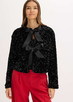 Chaqueta corta de lentejuelas