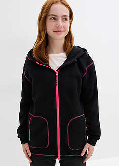 Chaqueta polar suave con prácticos bolsillos de cremallera