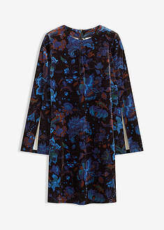 vestido-corto-de-terciopelo-fluido