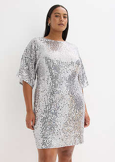 Vestido de lentejuelas con detalle de lazo