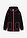 Chaqueta polar suave con prácticos bolsillos de cremallera - Negro-rosa neón - bonprix