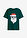 Camiseta con motivo navideño de algodón orgánico puro - Verde intenso - bonprix