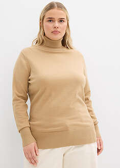 Jersey de punto fino con cuello alto