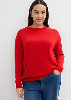 Jersey de punto con cuello redondo