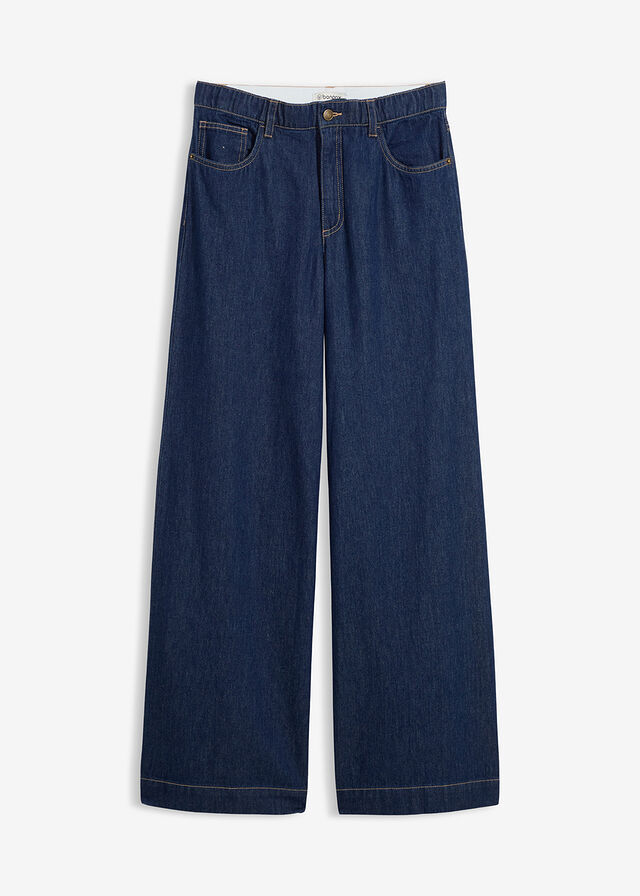 Vaqueros de pernera ancha, high waist