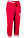 Pantalón de chándal 3/4 de mezcla de algodón - Rojo - bonprix