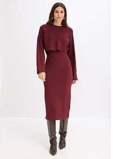 Conjunto de vestido de punto (2 piezas)