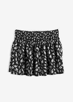 falda-a-capas-de-tejido-arrugado-estructurado