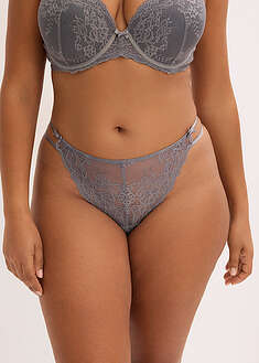 Tanga de encaje fino