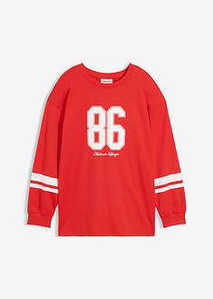 Camiseta holgada de manga larga de algodón orgánico puro