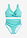 Bikini con ligero efecto moldeador y aspecto cruzado (2 piezas) - turquesa - bonprix