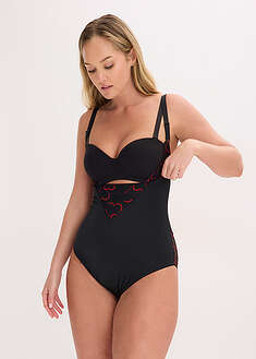 Body con ligero efecto moldeador y encaje