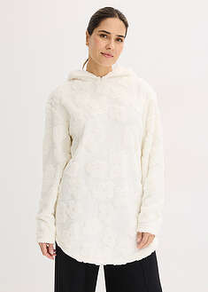 Jersey largo con corte holgado y estampado de corazones