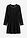Vestido con volantes - Negro-blanco lana - bonprix