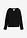 Camiseta de punto con dobladillo en contraste - Negro-blanco - bonprix