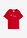 Camiseta de algodón puro - Rojo-blanco estampado - bonprix