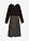 Vestido midi de punto de algodón - negro-blanco lana con rayas - bonprix