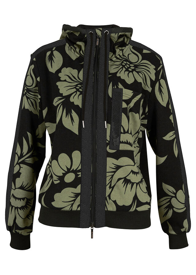 Chaqueta tipo sudadera con algodón