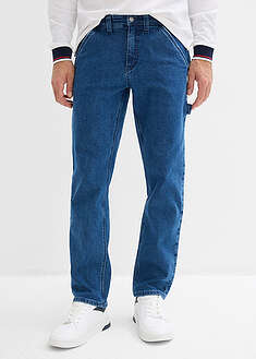 Vaqueros con corte informal, cinturilla cómoda y diseño recto