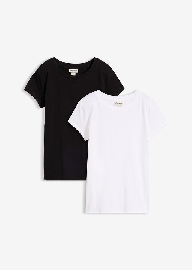 Camiseta de algodón orgánico puro (2 unidades)