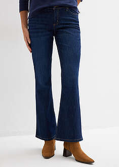 Vaqueros acampanados de talle medio