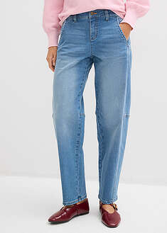 Vaqueros barrel, mid waist