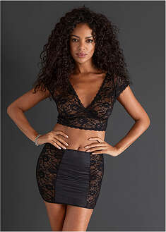 Bustier + falda (conjunto de 2 piezas)