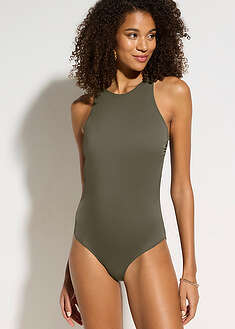 Bañador con escote pronunciado en la espalda