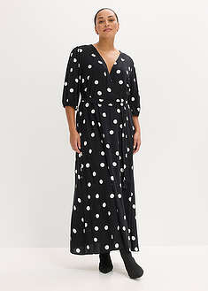 Vestido largo de viscosa fluida