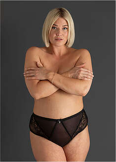 Braga de talle alto con abertura