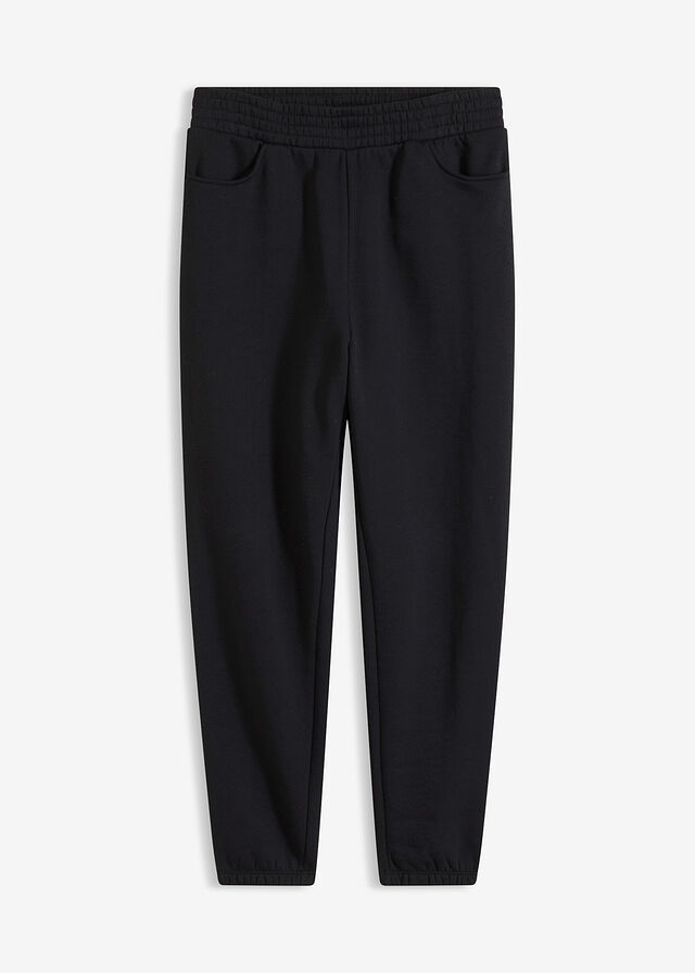 Pantalones de chándal con entrepierna extra ancha de algodón orgánico puro