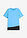 Camiseta deportiva con aspecto estructurado - azul brillante-negro - bonprix