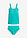 Tankini largo con costuras decorativas (2 piezas) - Esmeralda-blanco - bonprix