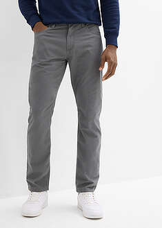Pantalón de sarga regular fit de algodón orgánico, straight