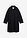 Gabardina de botonera sencilla - Negro - bonprix