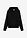 Sudadera de algodón orgánico puro con capucha y corte holgado - Negro - bonprix