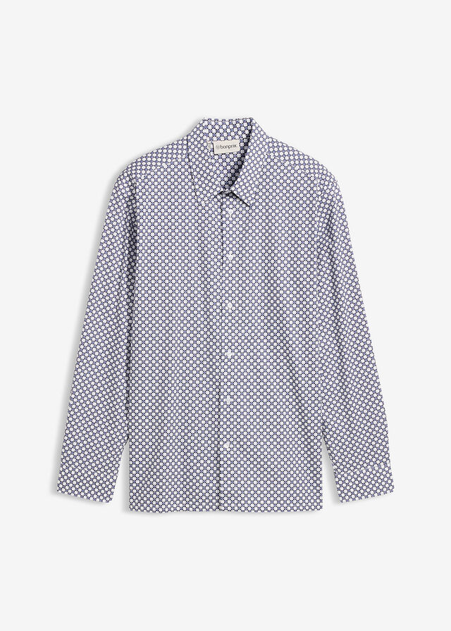 Camisa formal de algodón puro, modern fit