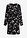 Vestido de satén fluido - Negro-blanco - bonprix