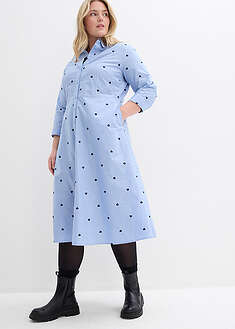 Vestido camisero de algodón orgánico puro