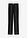 Pantalón elástico acampanado de bengalina - Negro-blanco lana - bonprix