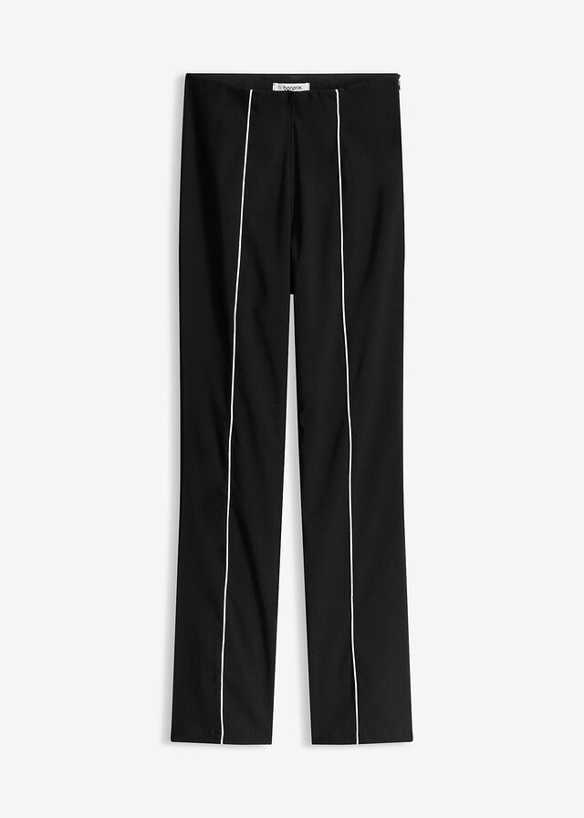 Pantalón elástico acampanado de bengalina