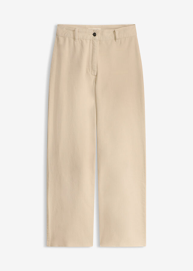 Pantalón de sarga de algodón puro