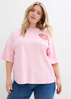 Camiseta tipo boxy de algodón grueso