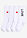 Calcetines deportivos con algodón orgánico (4 pares) - blanco-fresa-negro - bonprix