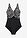 Bañador con diseño cruzado - Negro-beige, estampado - bonprix