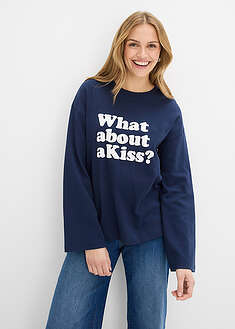 Camiseta de manga larga de algodón pesado