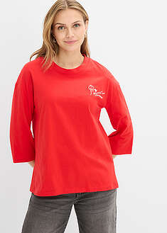 Camiseta de algodón puro con corte boxy