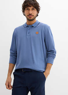 Polo de manga larga de algodón orgánico puro