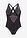 Body sin aros con encaje delicado - Negro - bonprix